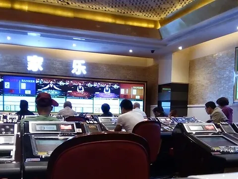 Baccarat table